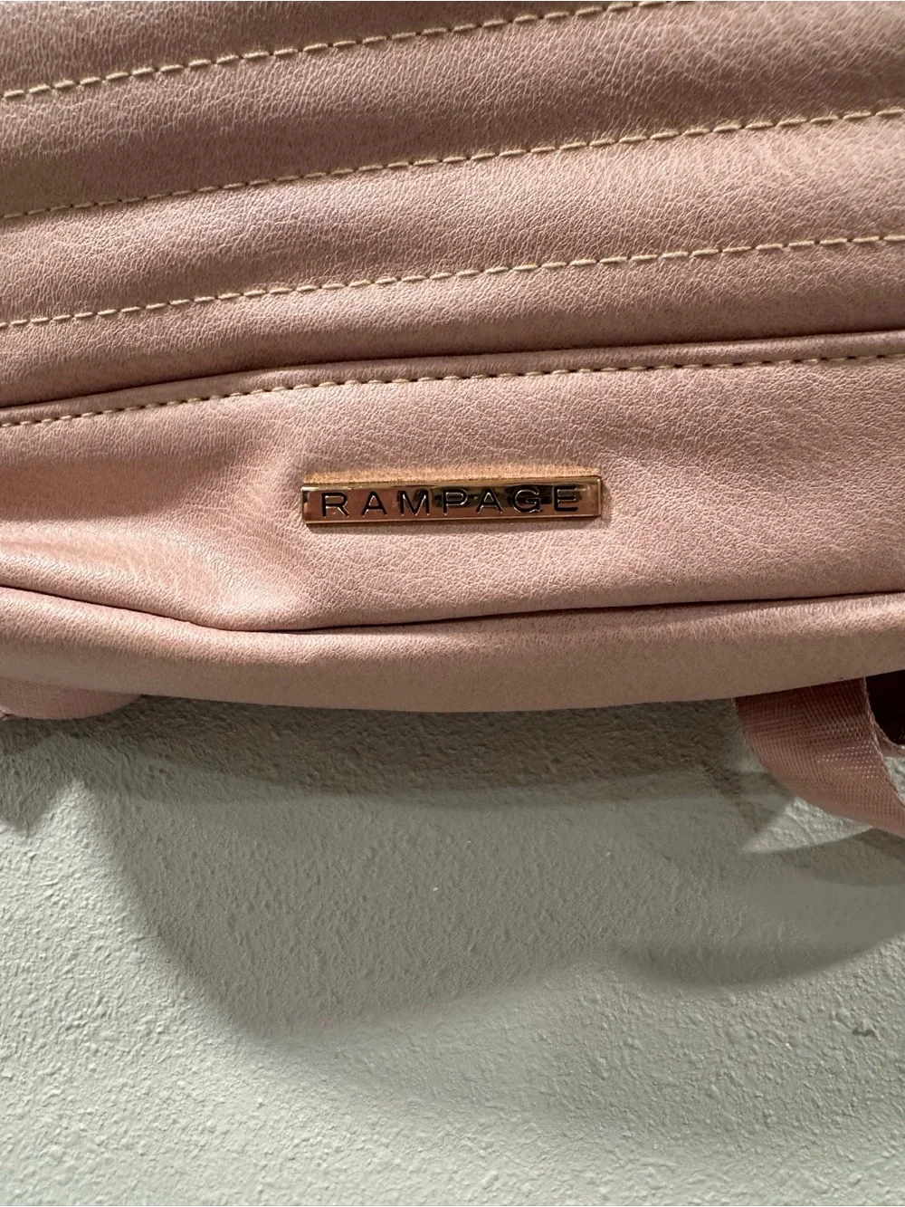 Rampage Pink Quilted Backpack Tote - Stylish Everyday Bag